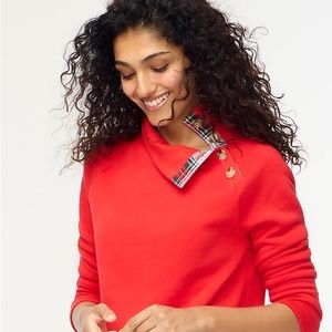 J. Crew Wide button pullover collar sweater. Worn once.